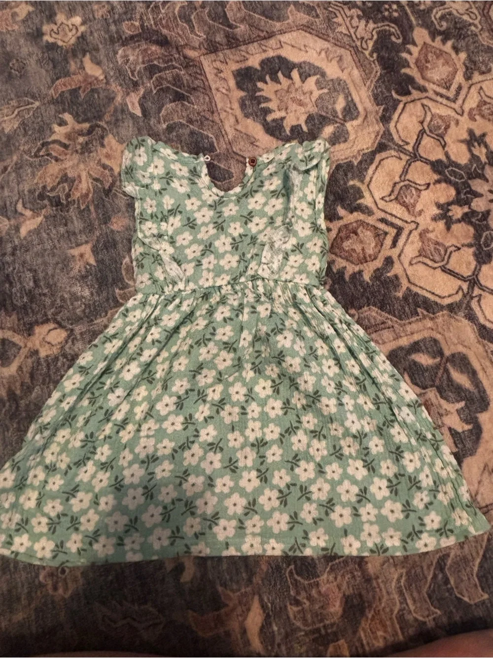 dELiA*s Mint Green Floral Button-Front Dress